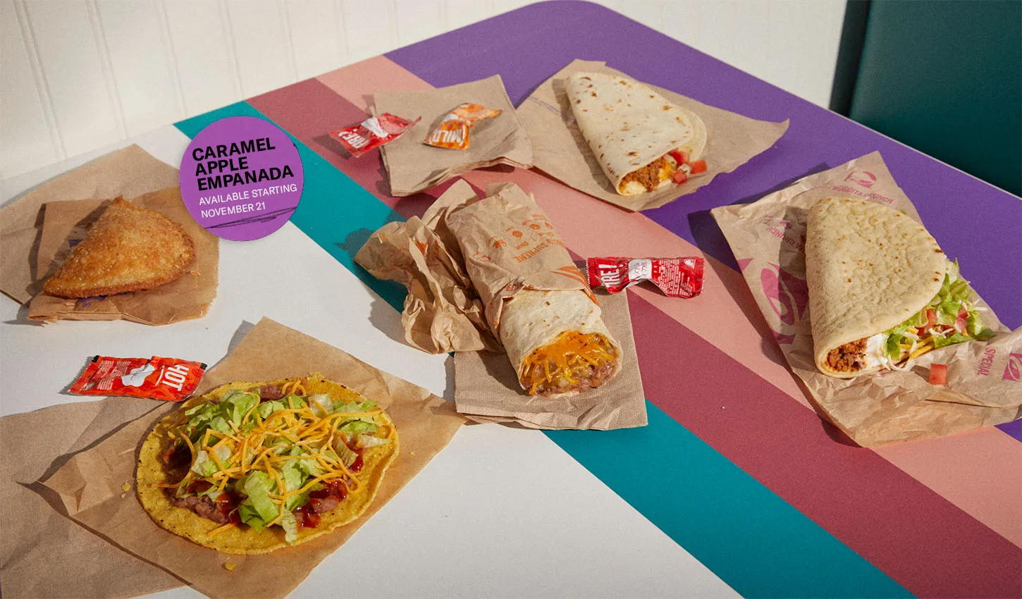 Taco Bell Decades Menu